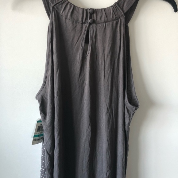 Inc. Grey and Silver Keyhole Tank - Picture 2 of 2